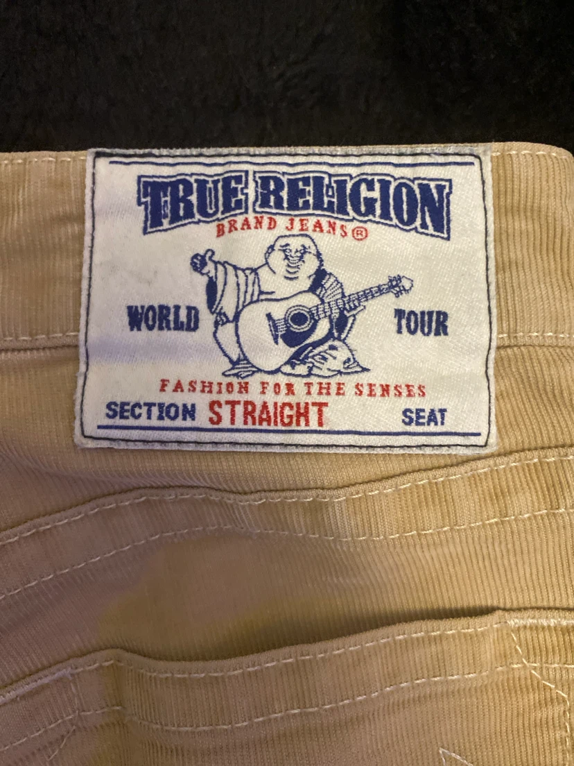 True Religion Tan Corduroy Straight Pants - photo 2