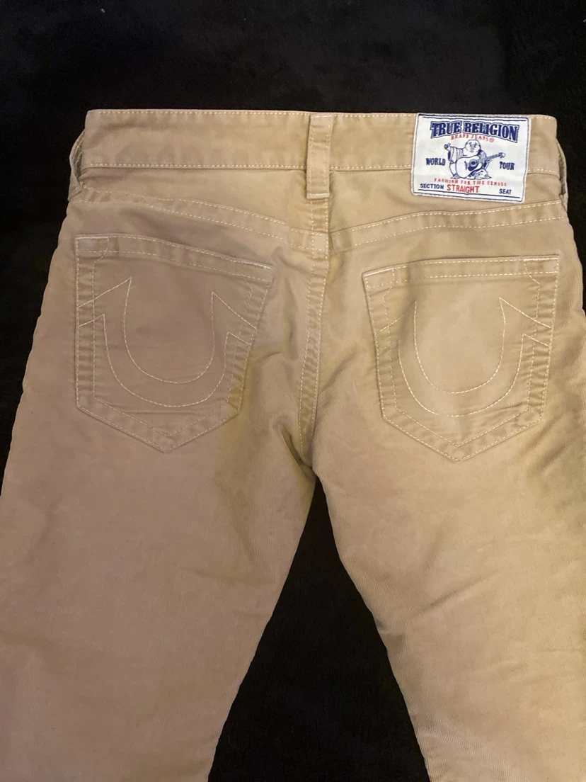 True Religion Tan Corduroy Straight Pants - photo 3