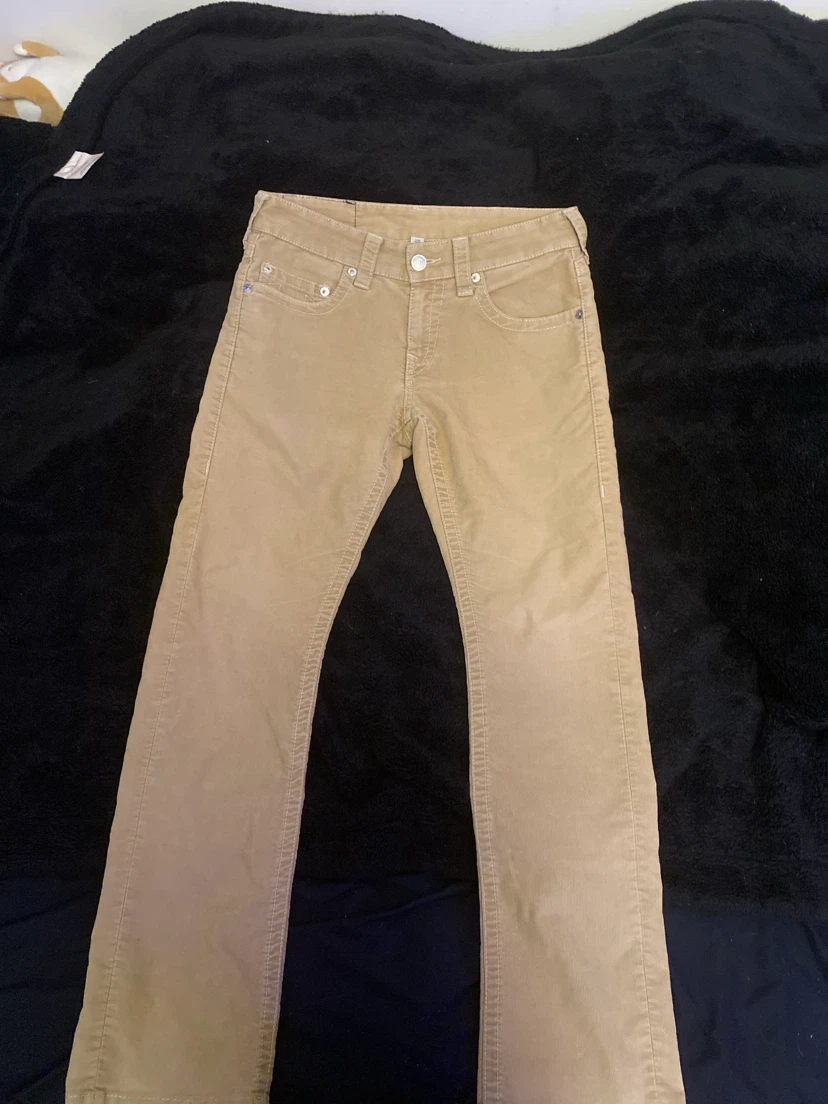 True Religion Tan Corduroy Straight Pants - photo 4