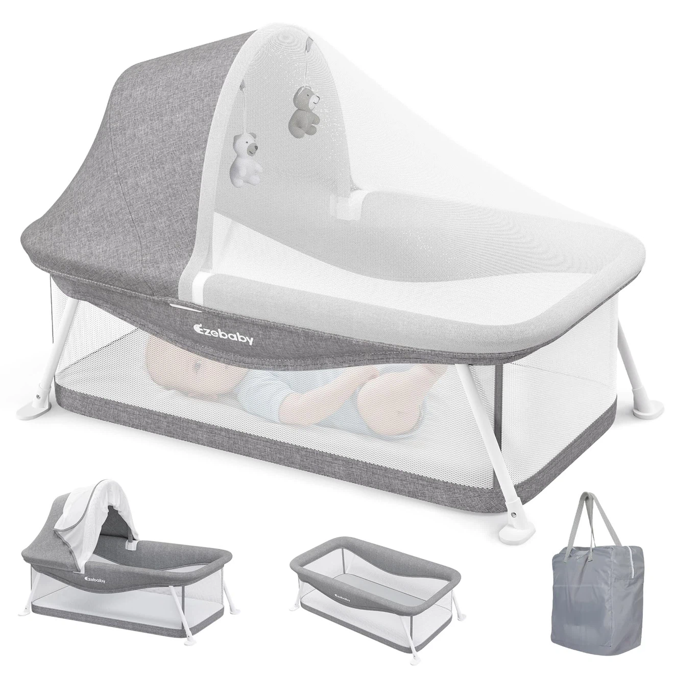 Ezebaby Portable Baby Bassinet