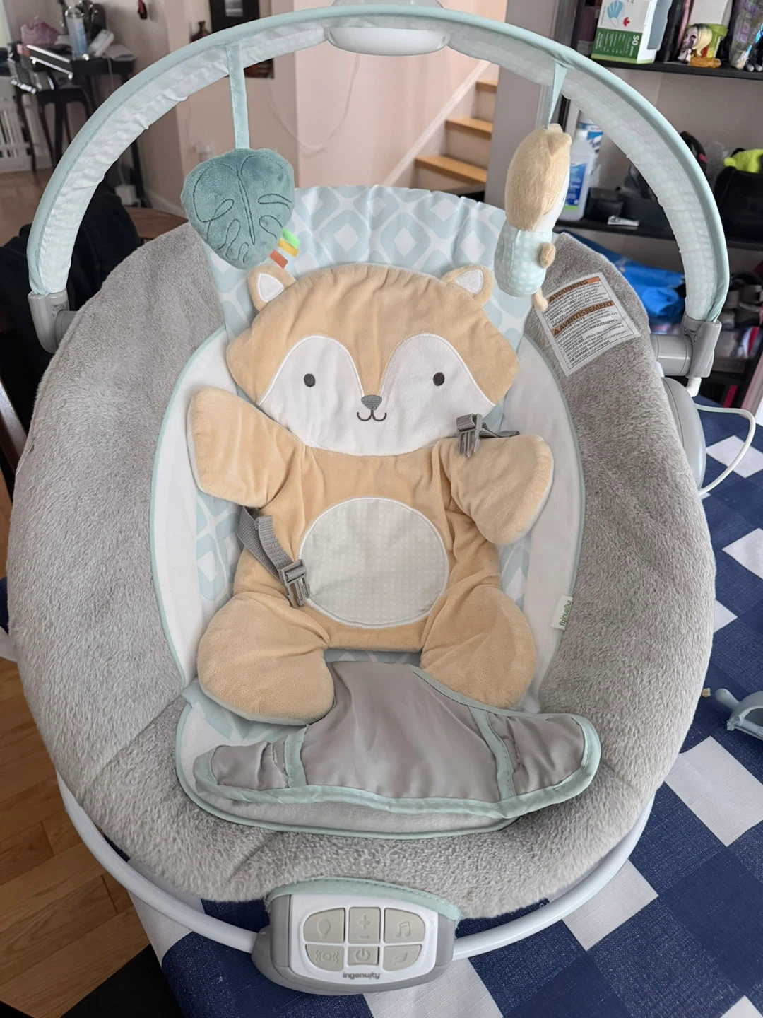 Ingenuity Baby Bouncer with Fox Design