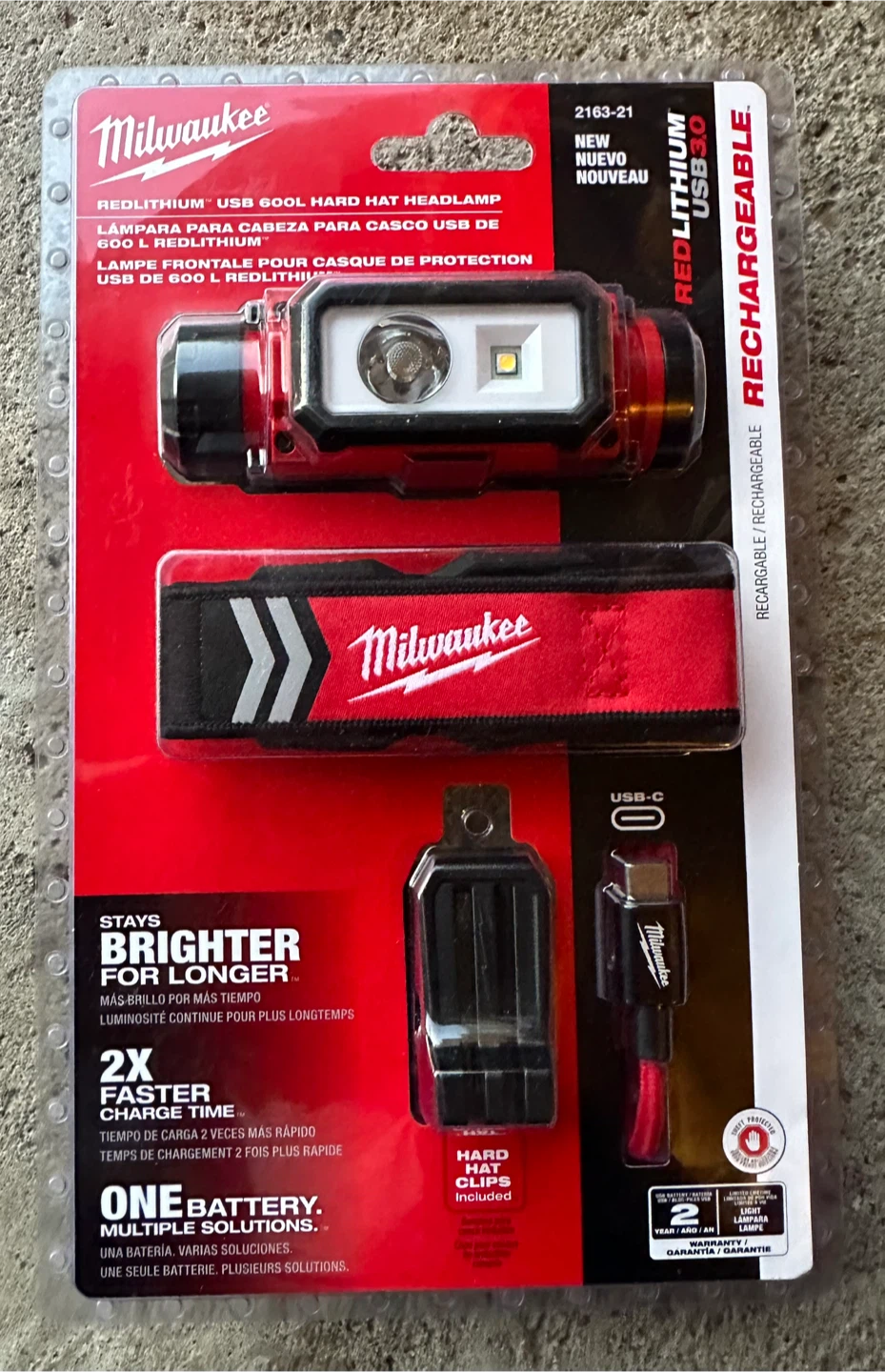 Firm price REDLITHIUM USB 600L Hard Hat Headlamp 2163-21