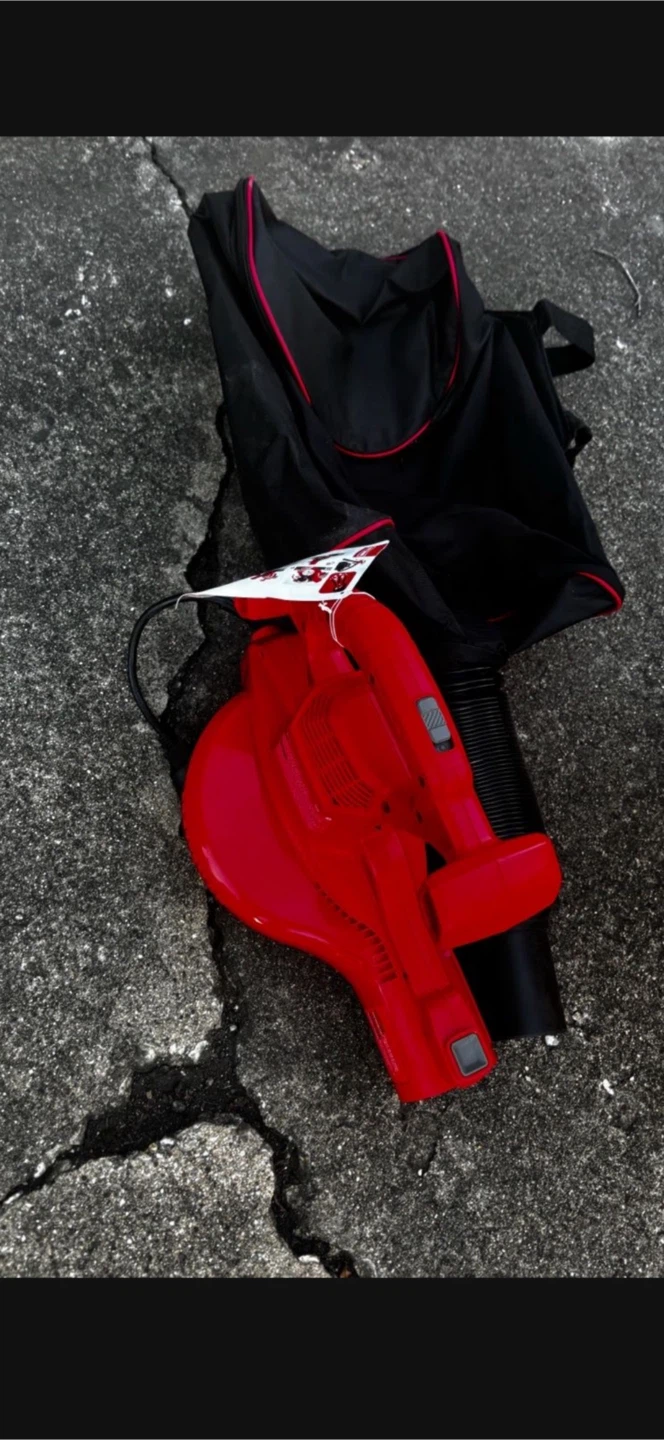 Leaf blower with vacuum