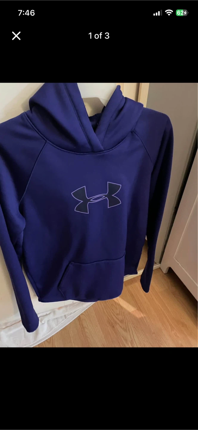 Under Armour ColdGear Hoodie - Purple