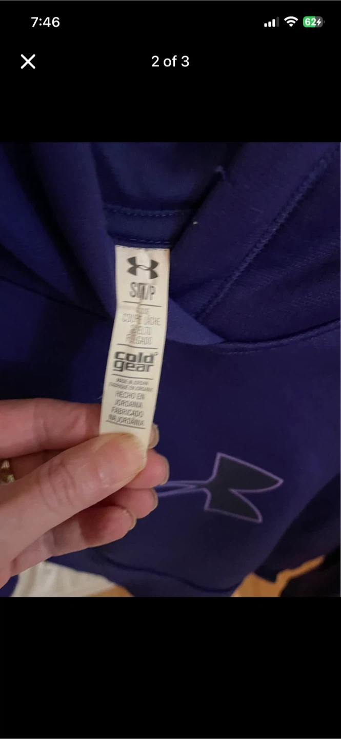 Under Armour ColdGear Hoodie - Purple - photo 2