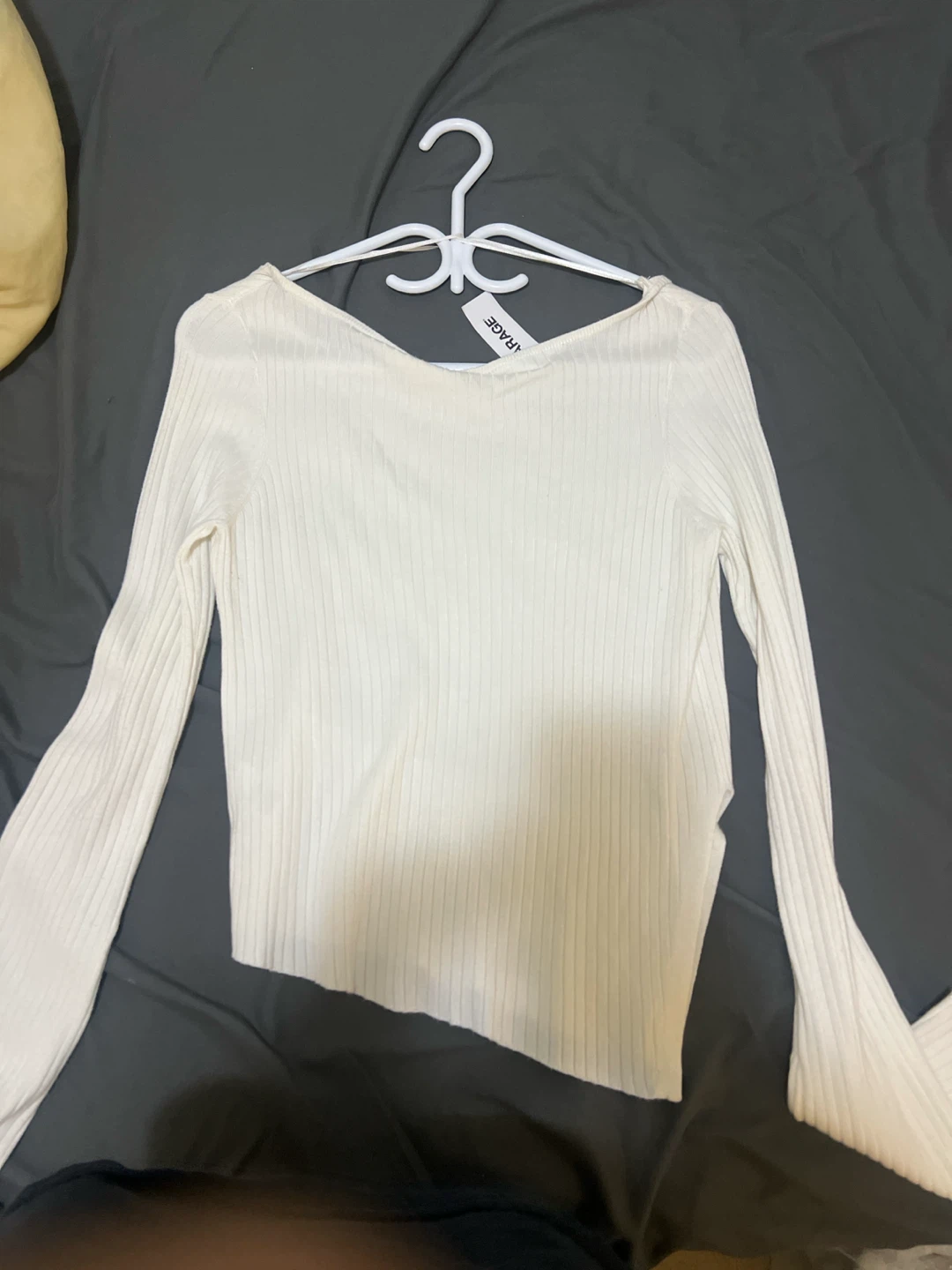 Garage Asymmetric Bodycon Sweater, Size Large. - photo 2