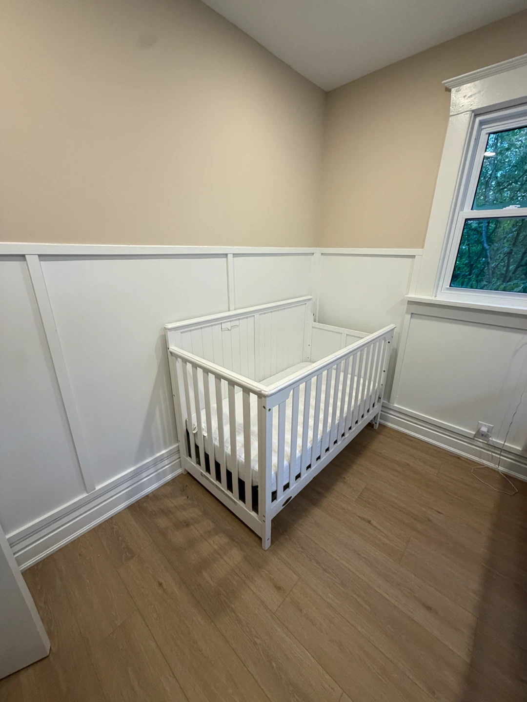 White Wooden Baby Crib - photo 5