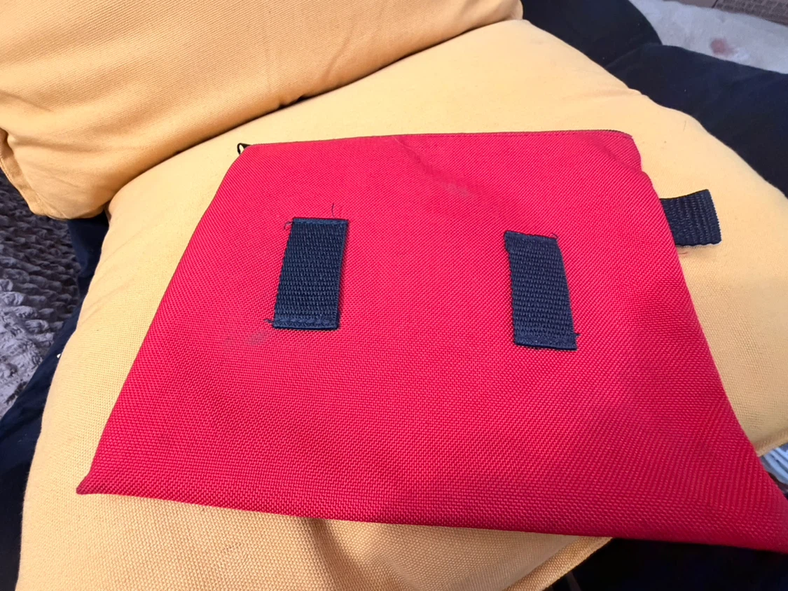 Red Zippered Utility Pouch - photo 4