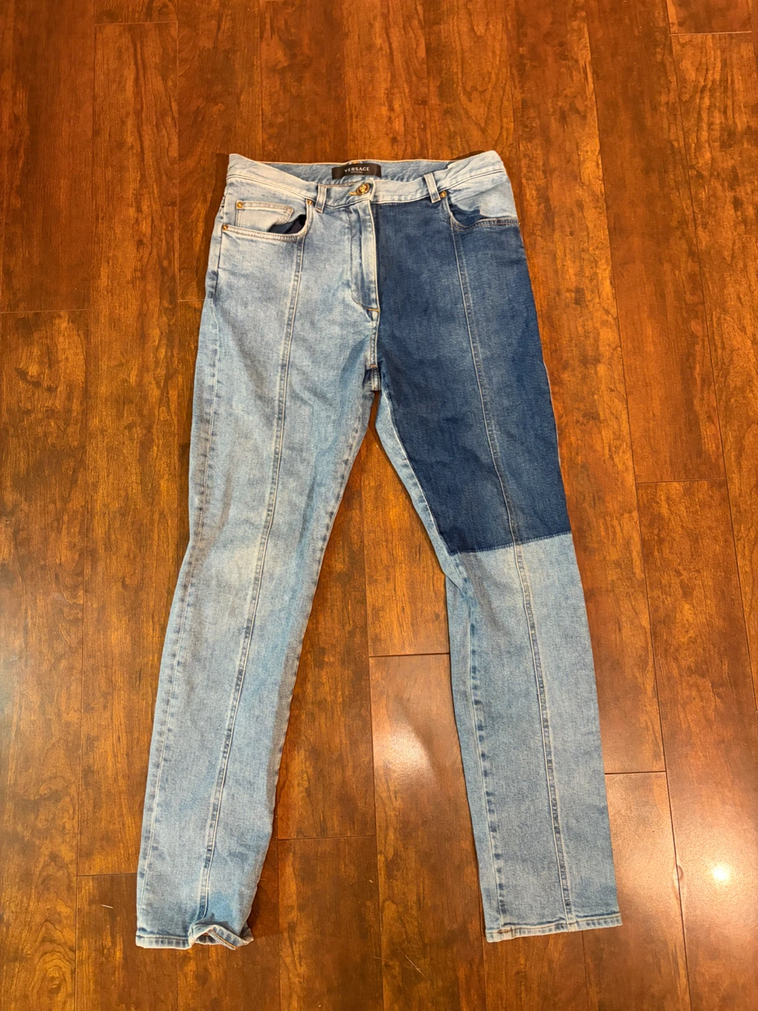 Versace Two-Tone Denim Jeans Size 29