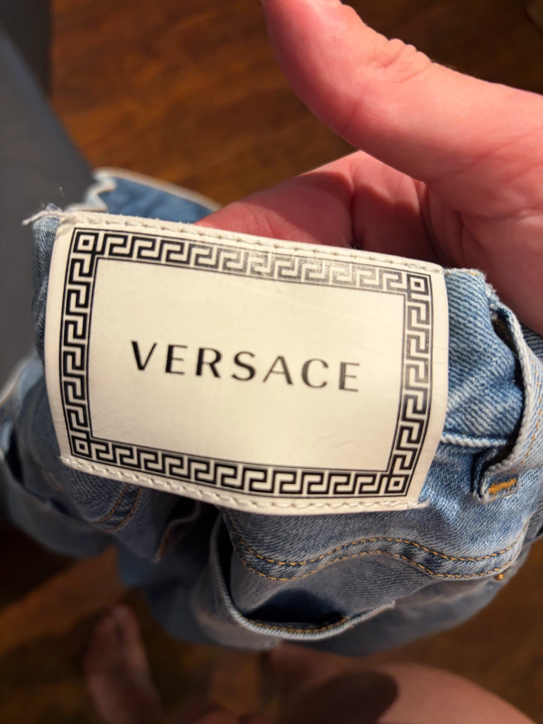 Versace Two-Tone Denim Jeans Size 29 - photo 4