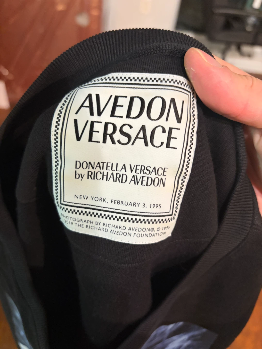 Avedon Versace Blonde Crewneck Sweatshirt - photo 3