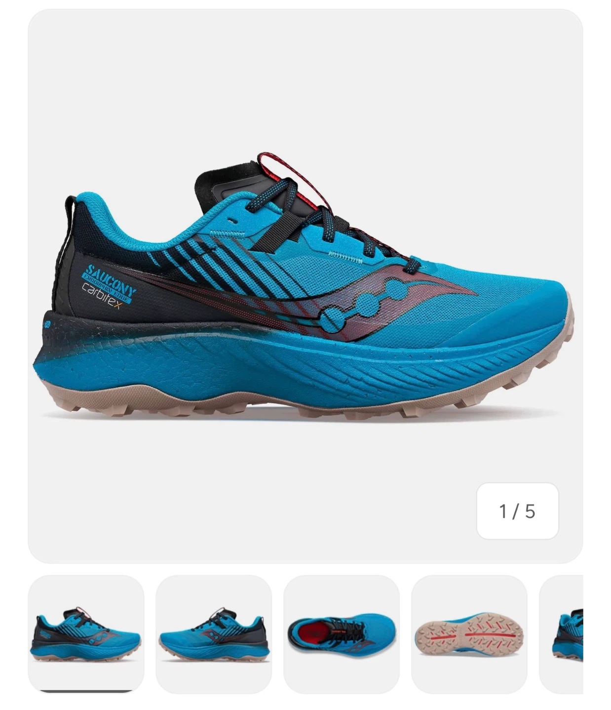 SAUCONY ENDORPHIN EDGE TRAIL RUNNING SHOES - photo 4