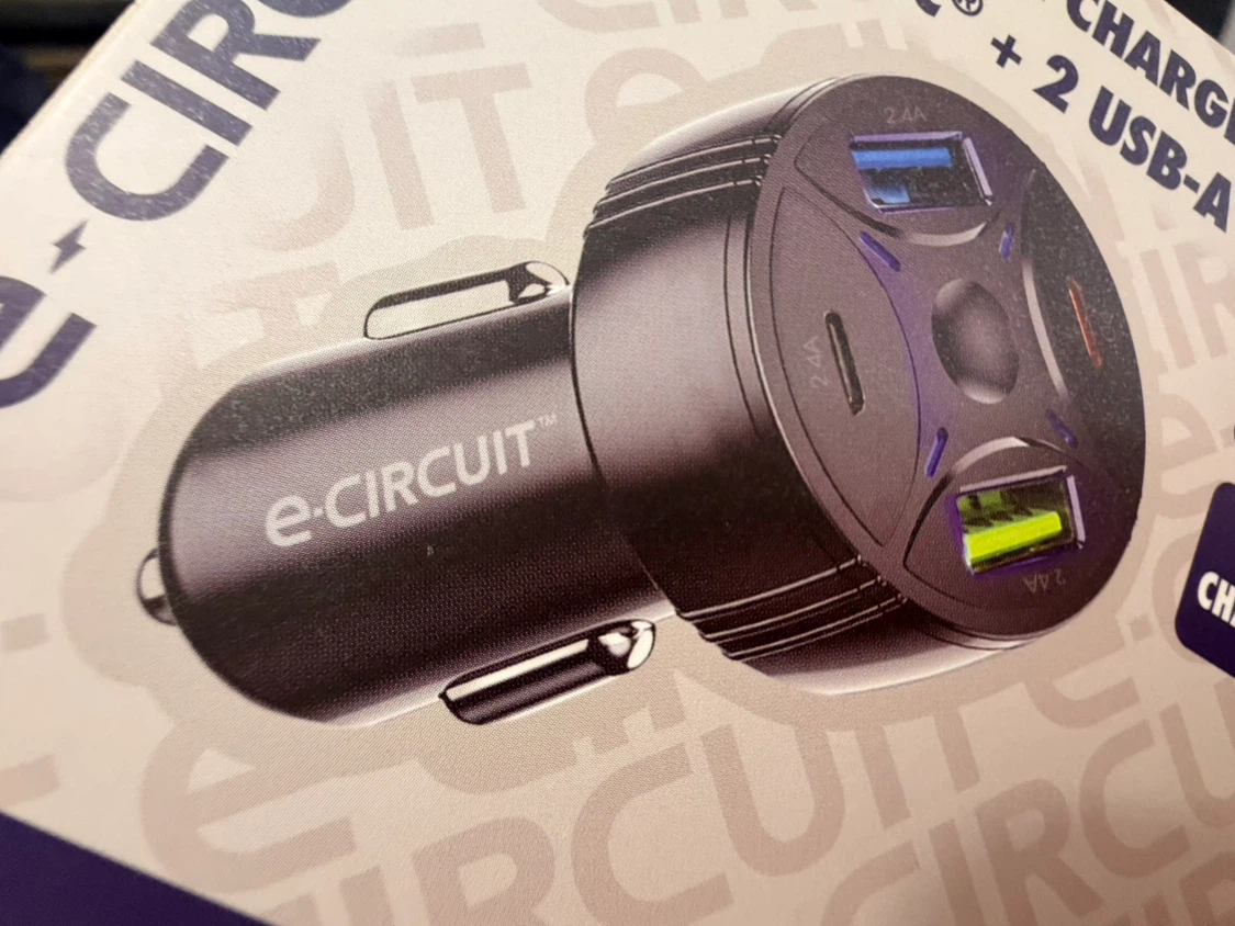 e-Circuit 4 Port Car Charger