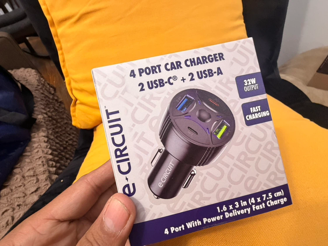 e-Circuit 4 Port Car Charger - photo 2