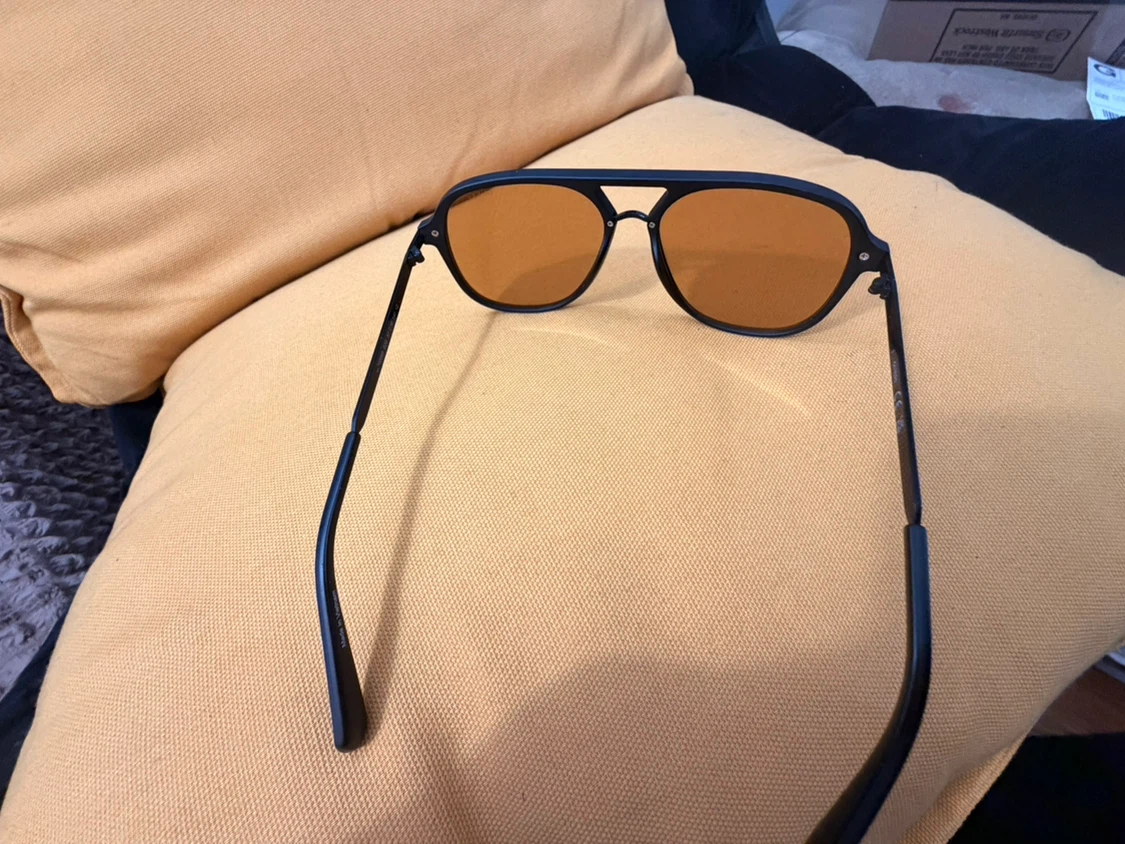 Guess Aviator Sunglasses Black/Amber - photo 2