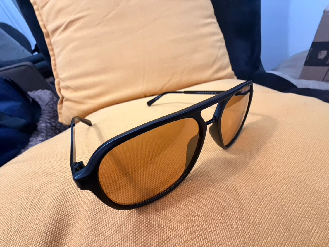 Guess Aviator Sunglasses Black/Amber - photo 3