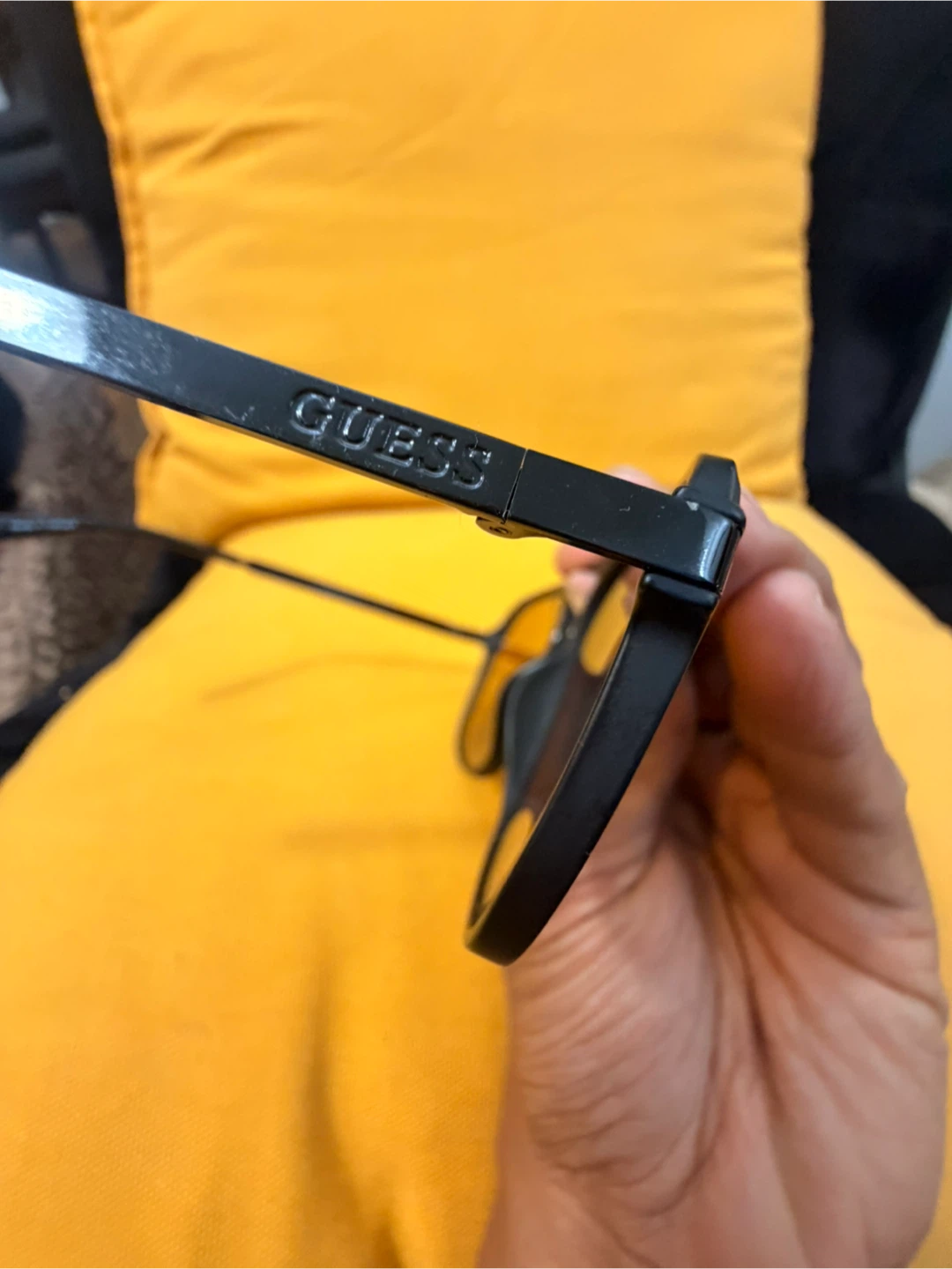 Guess Aviator Sunglasses Black/Amber - photo 5