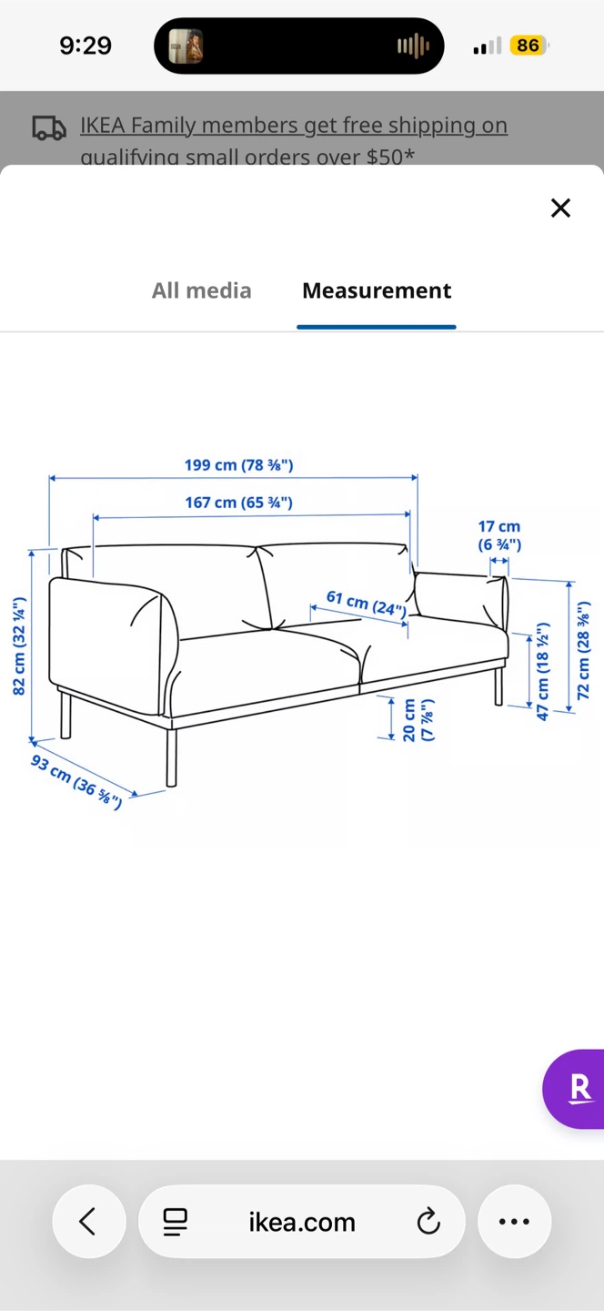 IKEA ÄPPLARYD Loveseat with couch cover - photo 2