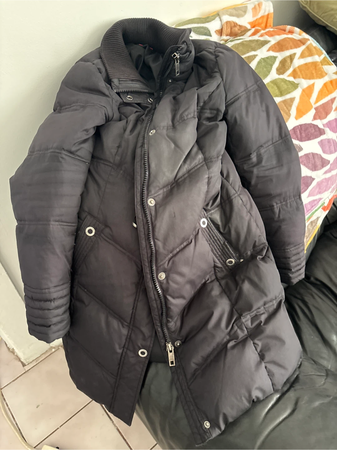 Esprit Black Winter Puffer Jacket