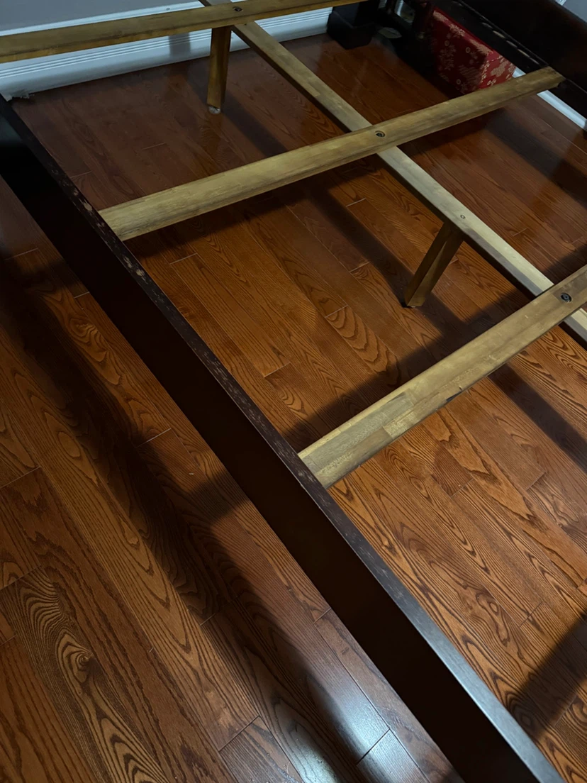 Bombay dark Wood Canopy Bed Frame - photo 2