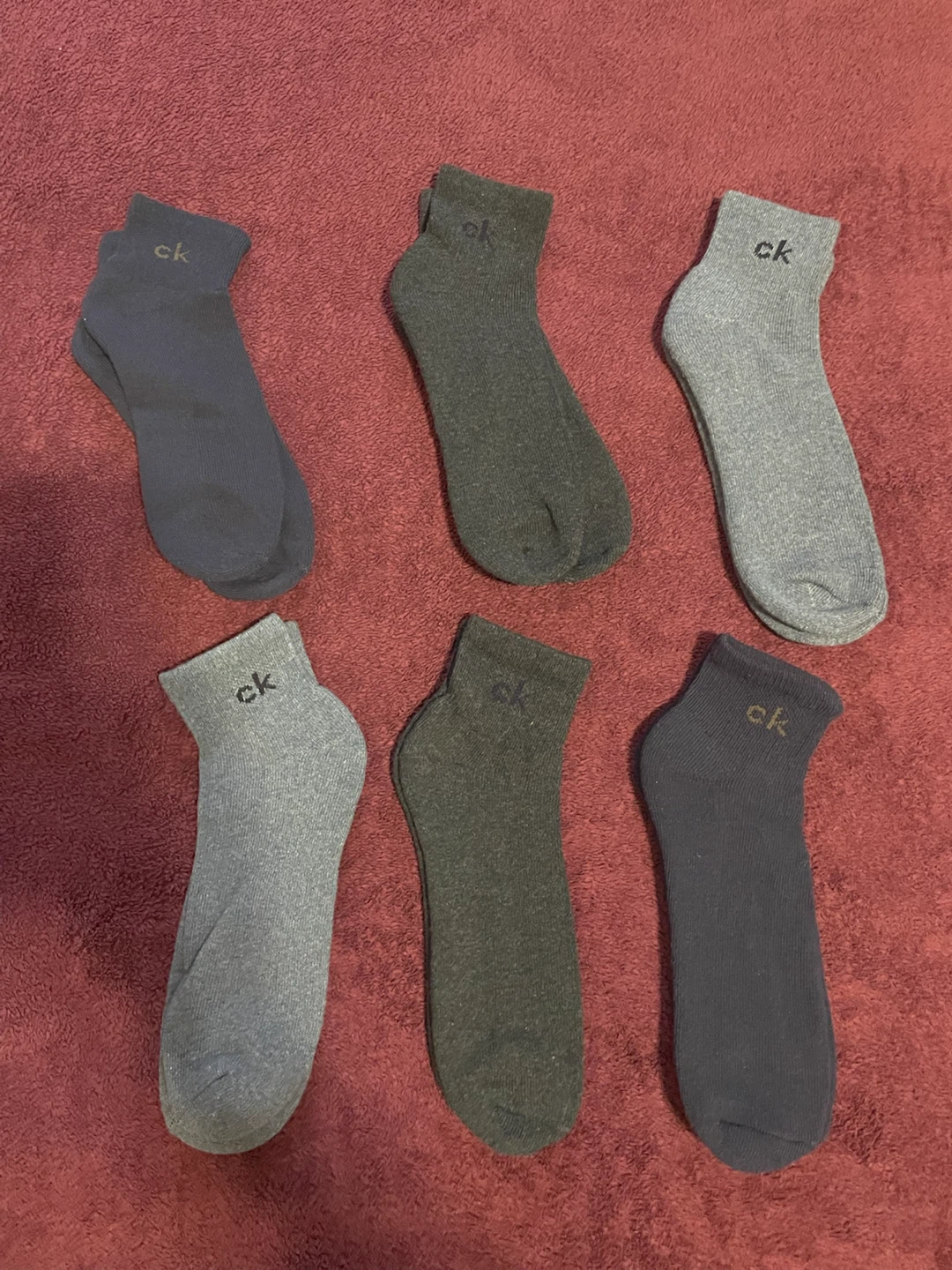 Calvin Klein Anklet Socks 6 Pairs