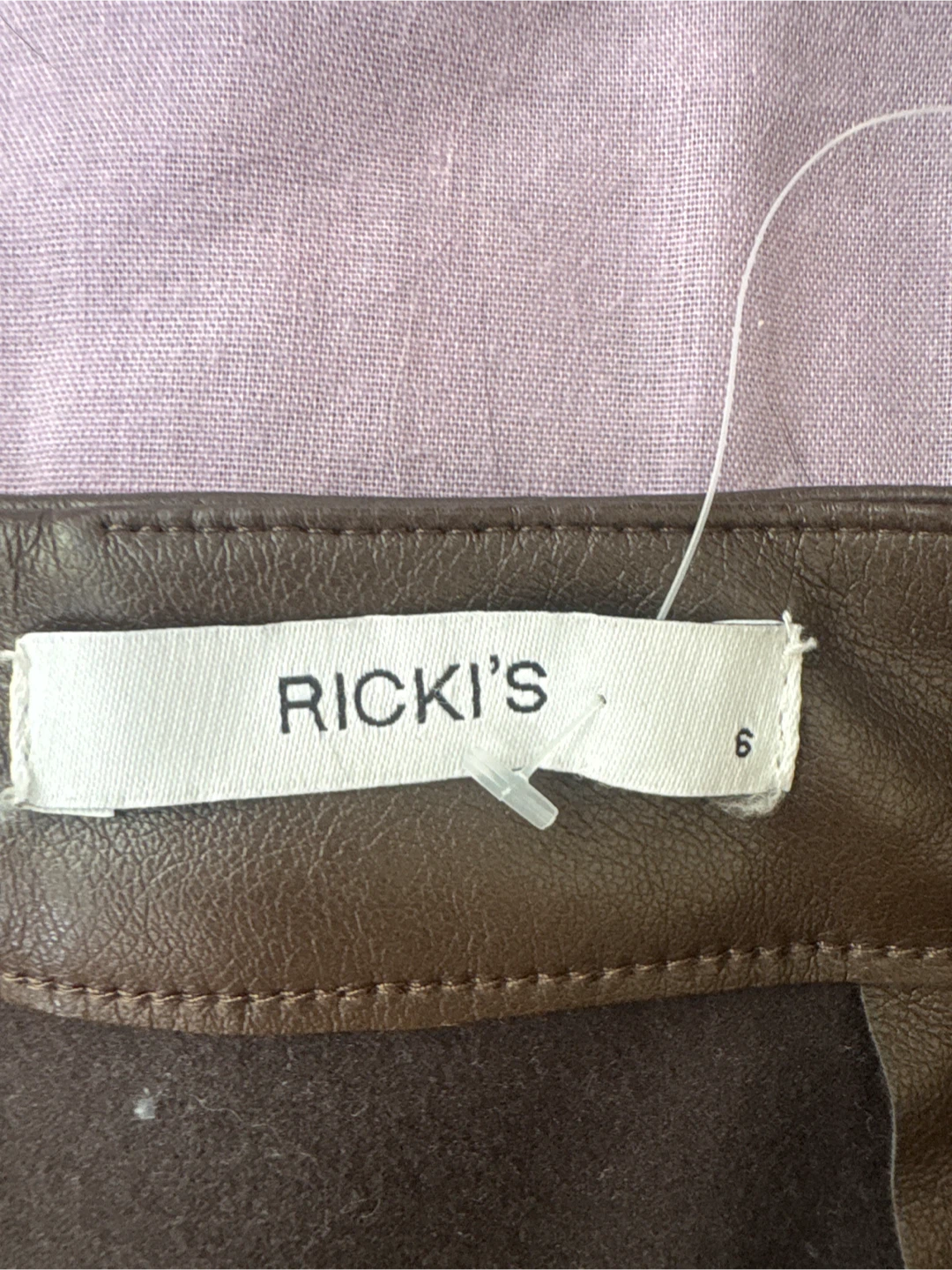 Ricki's Faux Leather Skirt Size 6 - photo 2