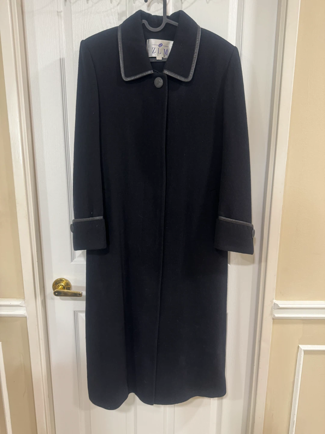 ZLM Black Long Coat, size L