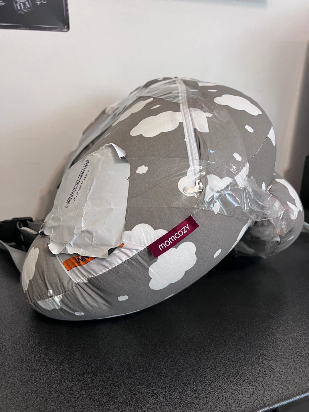 🤱 BRAND NEW Momcozy Nursing & Breastfeeding Pillow – Grey Cloud