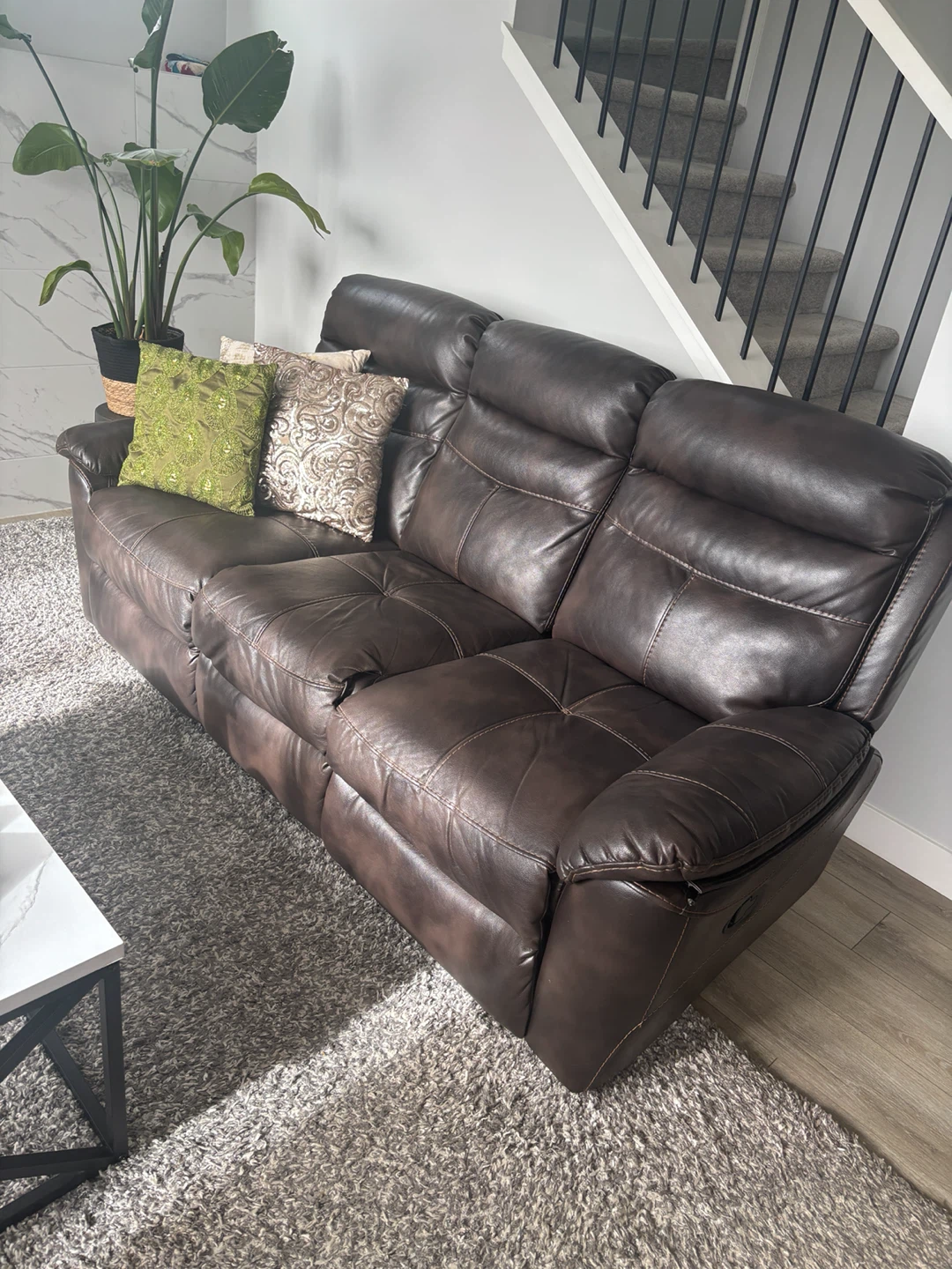 Leather sofa