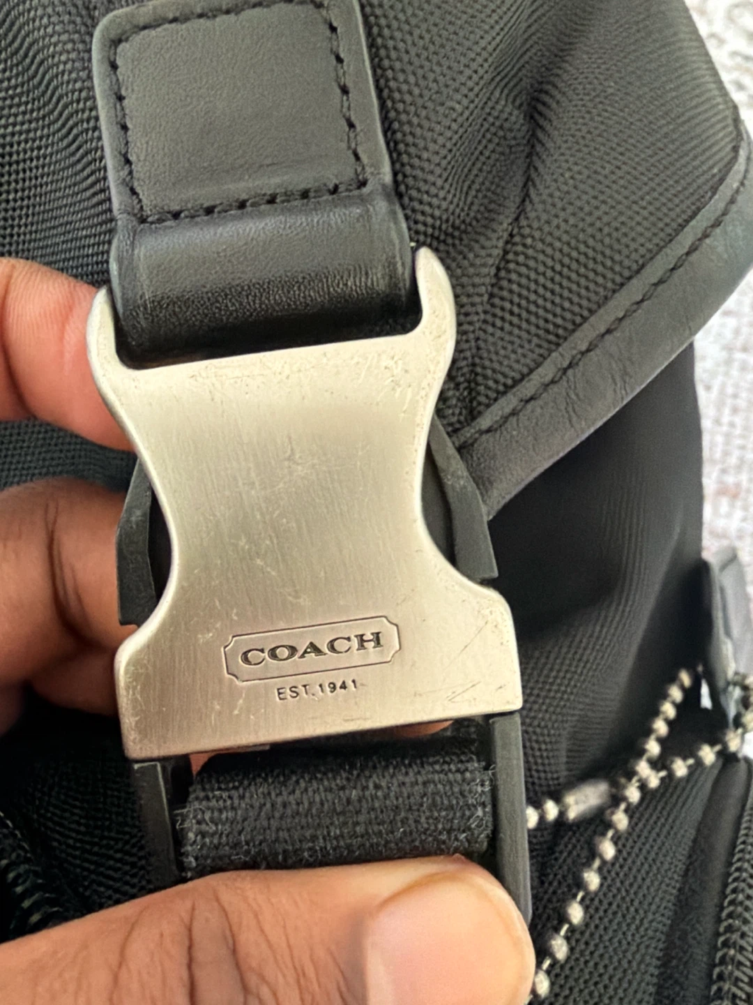 Coach Black Nylon Backpack - photo 5