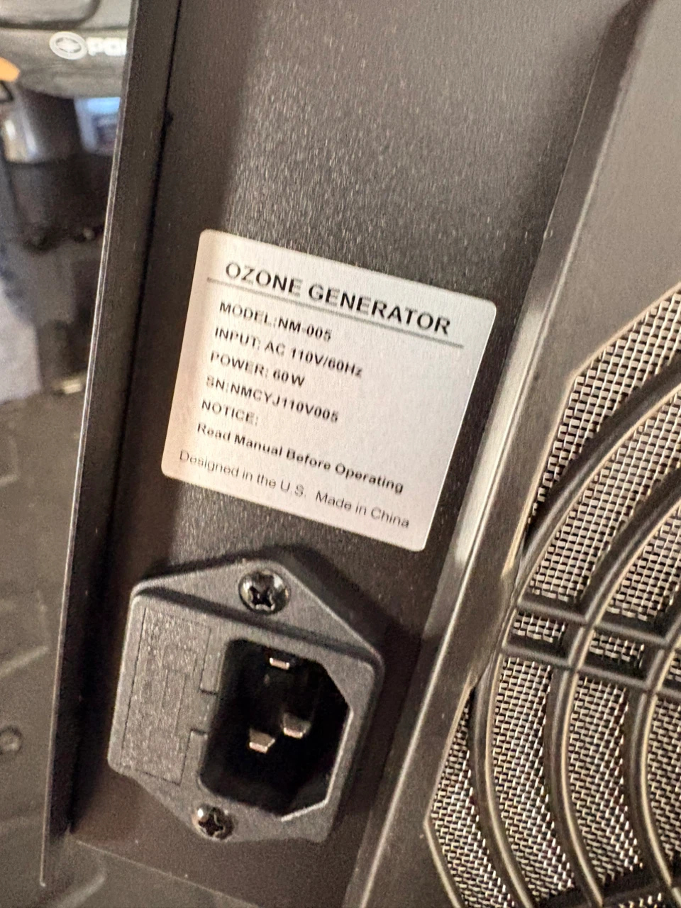 Ozone Generator Model NM-005 - photo 4