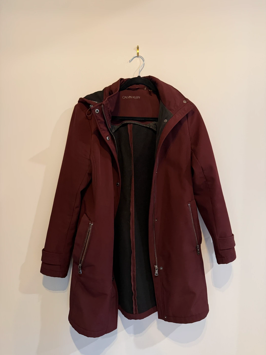 Calvin Klein Burgundy Jacket