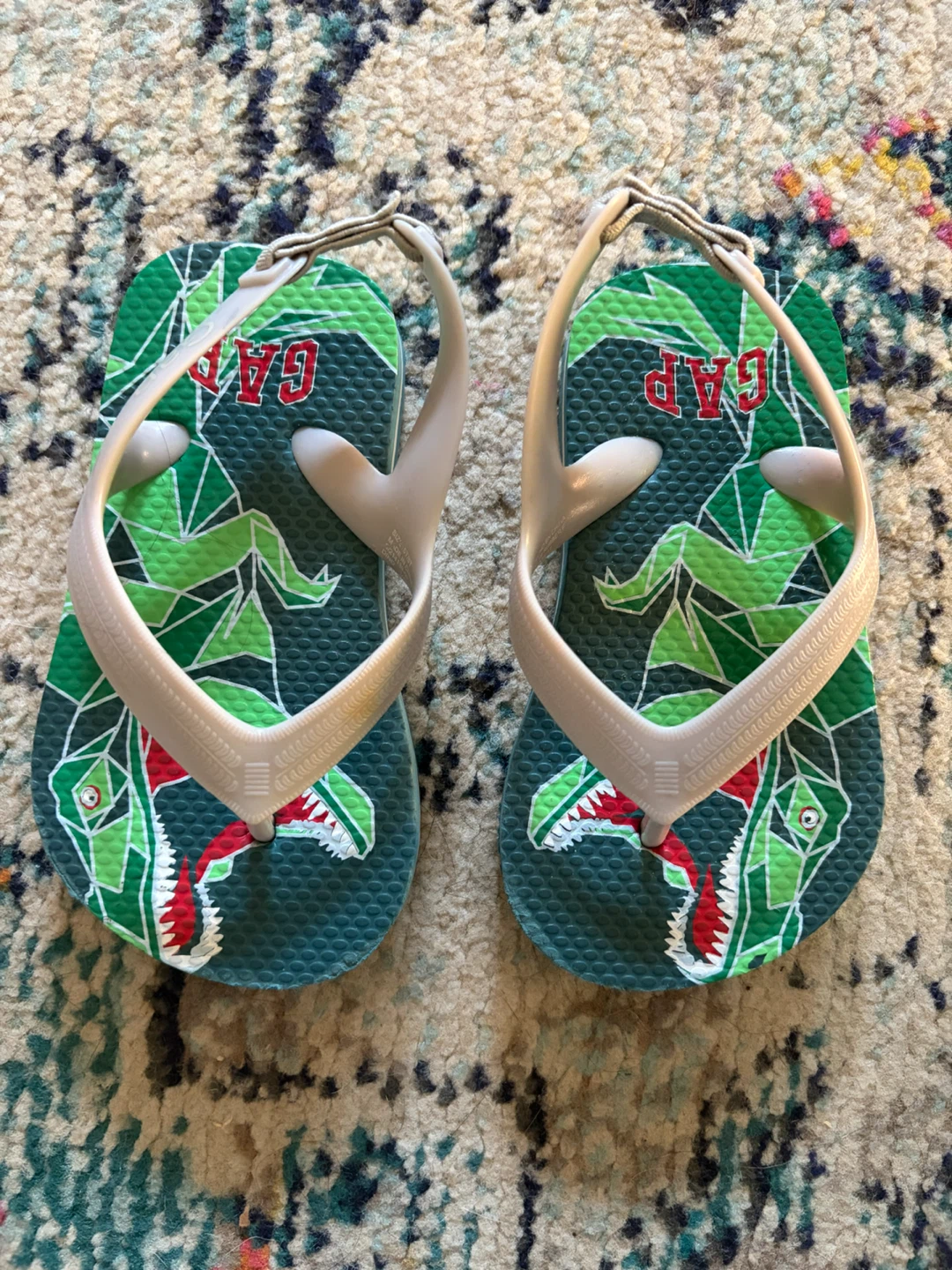 Gap Dinosaur Sandals Size 5T/6T - photo 2