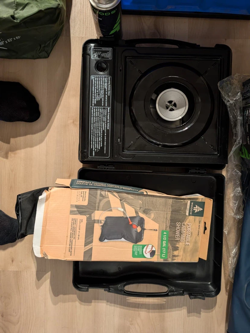Camping Gear Bundle: Tent, Stove, and Accessories
