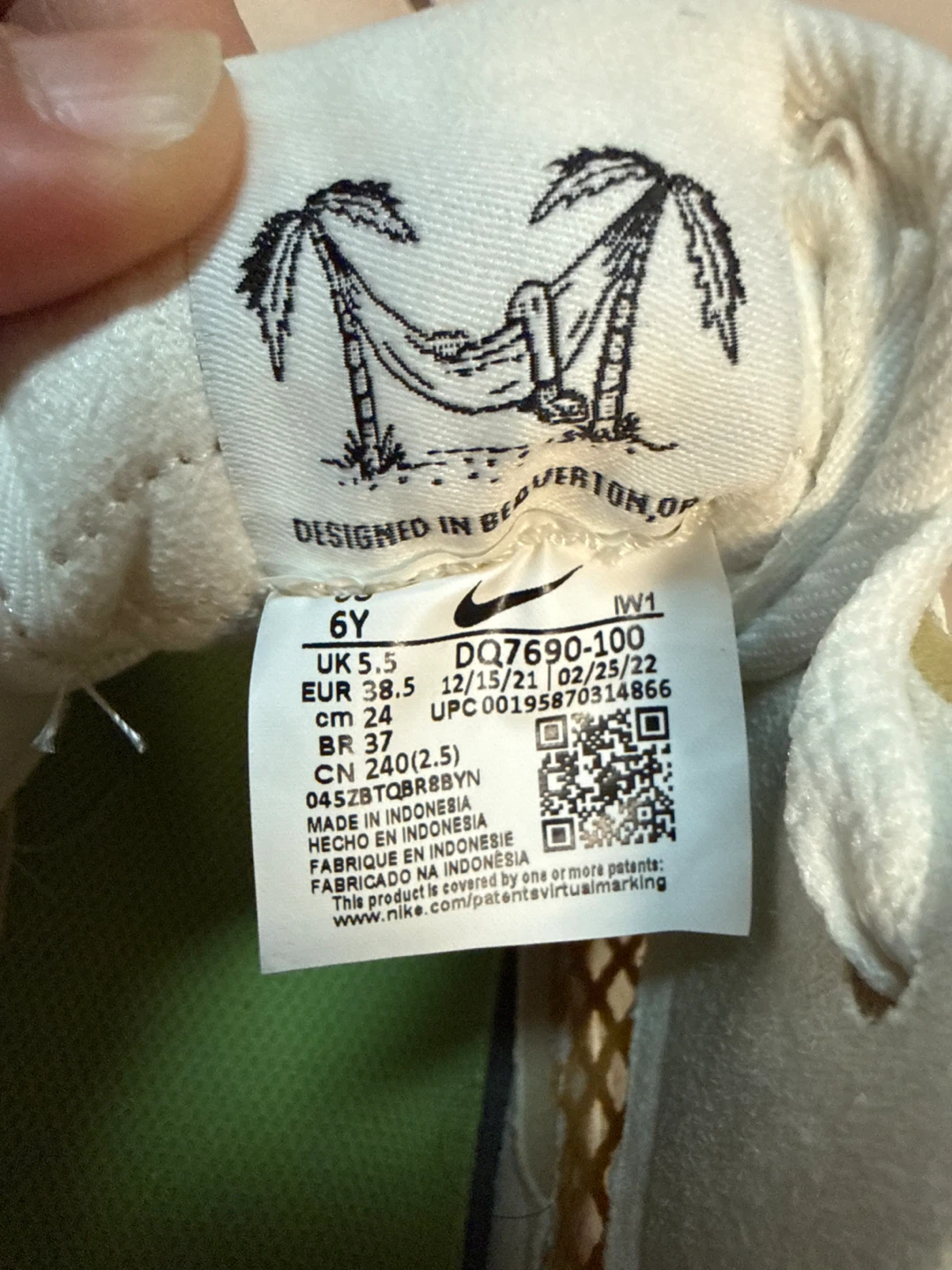 Nike Air Force 1 Low Sneakers (no box) - Size UK 5.5 - photo 4