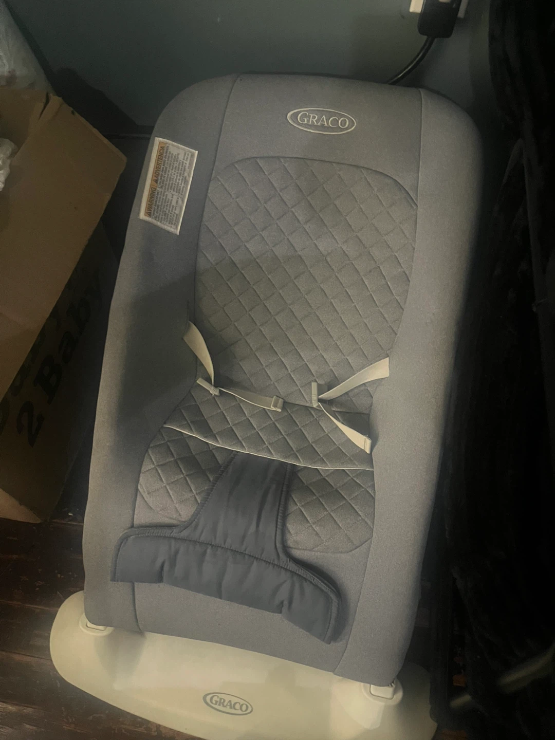 Graco Baby Bouncer Seat Gray