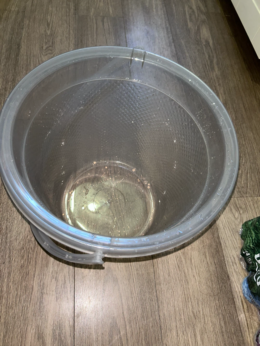 Clear Plastic Cleaning Bucket
