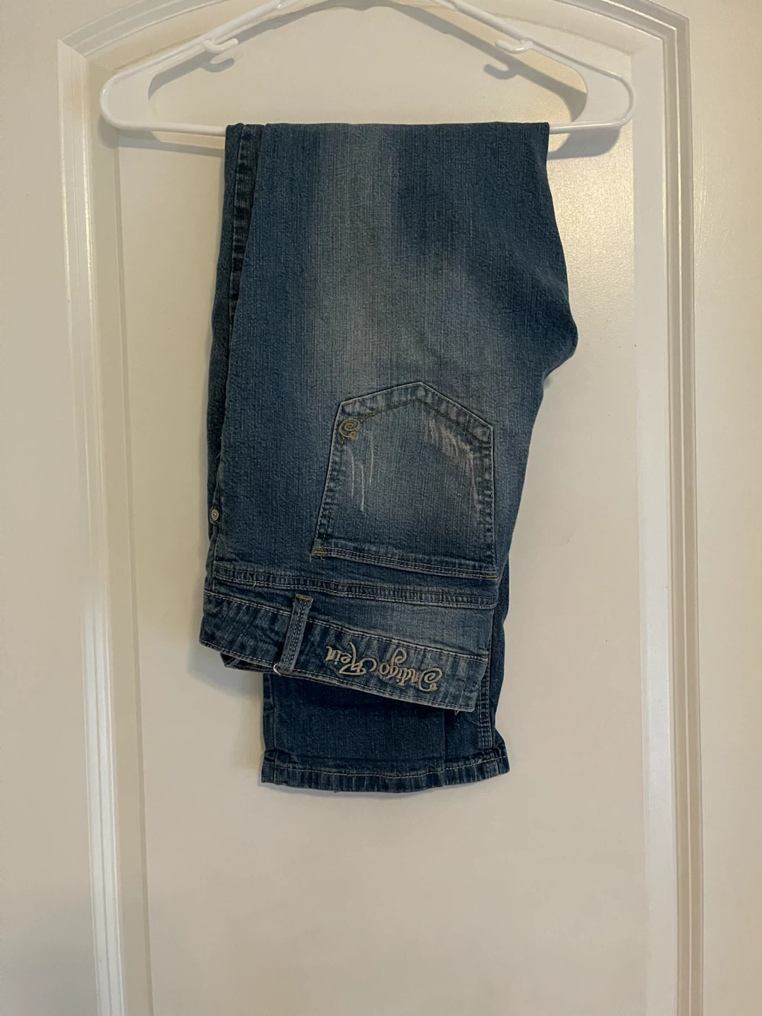 Indigo Rein Distressed Blue Jeans