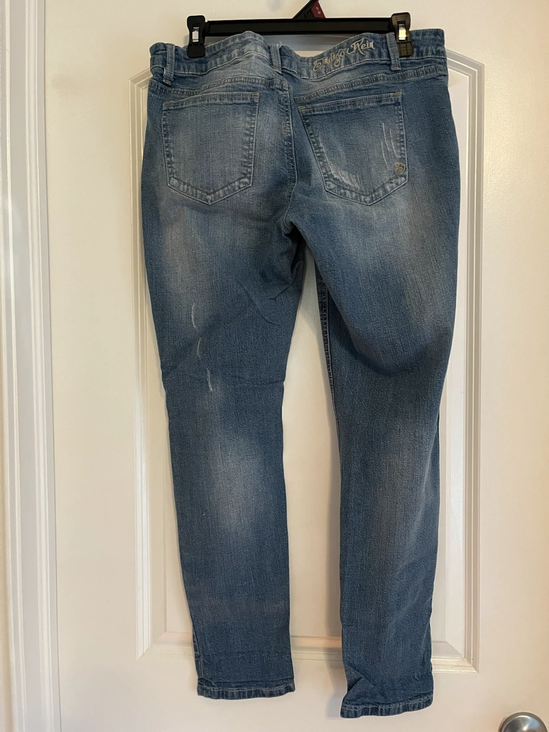 Indigo Rein Distressed Blue Jeans - photo 4