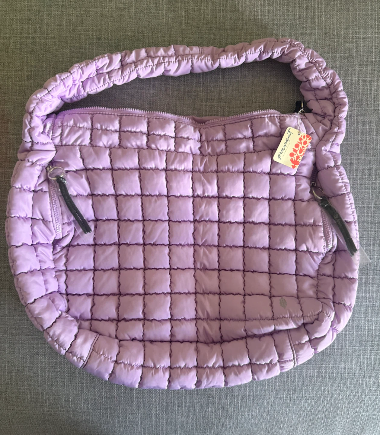 FP Movement Lavender Quilted Puffer Shoulder Bag – NEW WITH TAGS