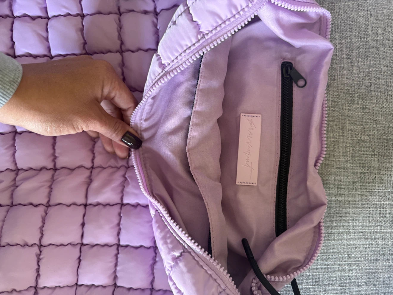 FP Movement Lavender Quilted Puffer Shoulder Bag – NEW WITH TAGS - photo 3