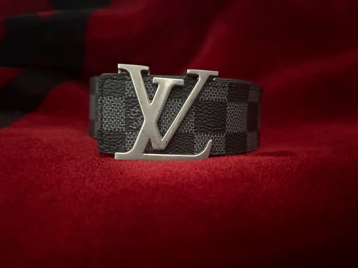 Louis Vuitton Damier Graphite Belt