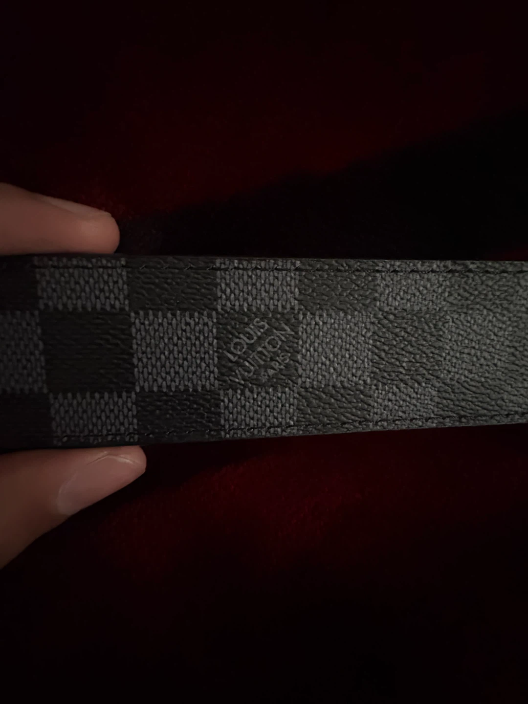 Louis Vuitton Damier Graphite Belt - photo 3