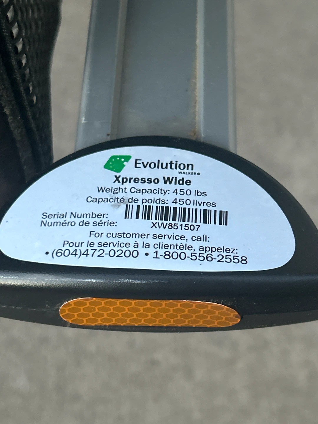 Evolution Xpresso Wide Walker with seat - photo 3