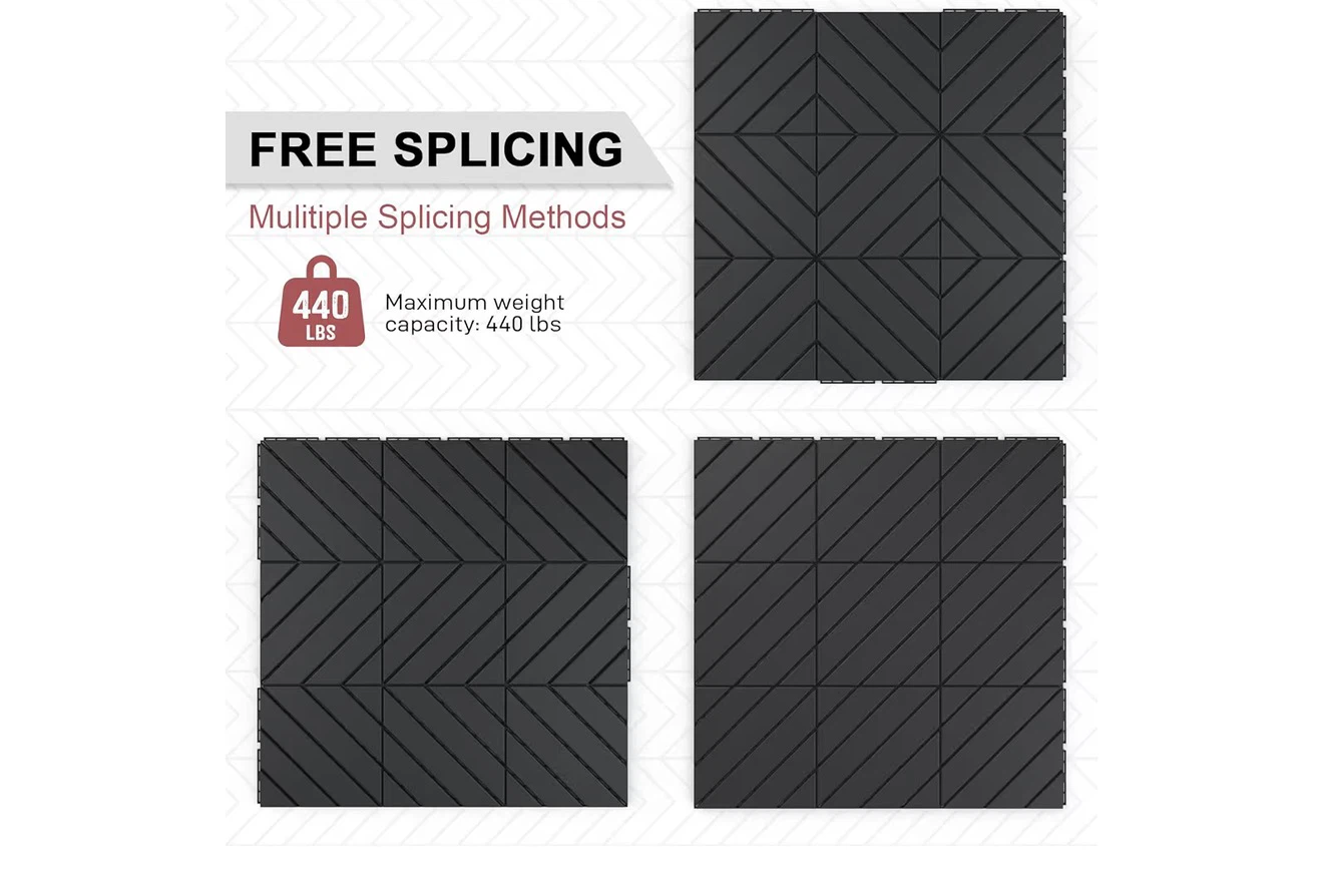 VANCASTLE Interlocking Deck Tiles 34 pieces