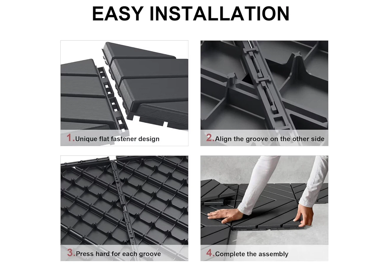 VANCASTLE Interlocking Deck Tiles 34 pieces - photo 2