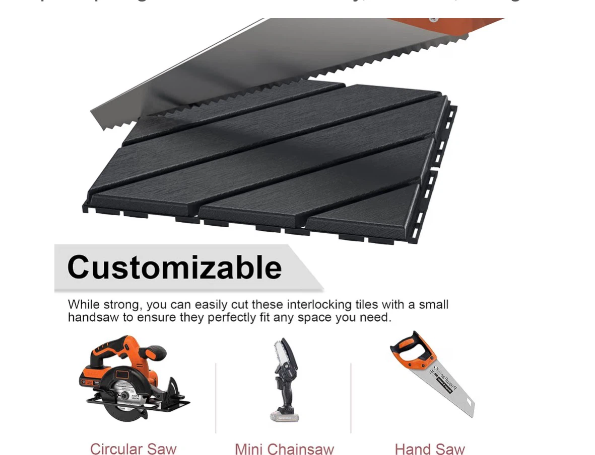 VANCASTLE Interlocking Deck Tiles 34 pieces - photo 3
