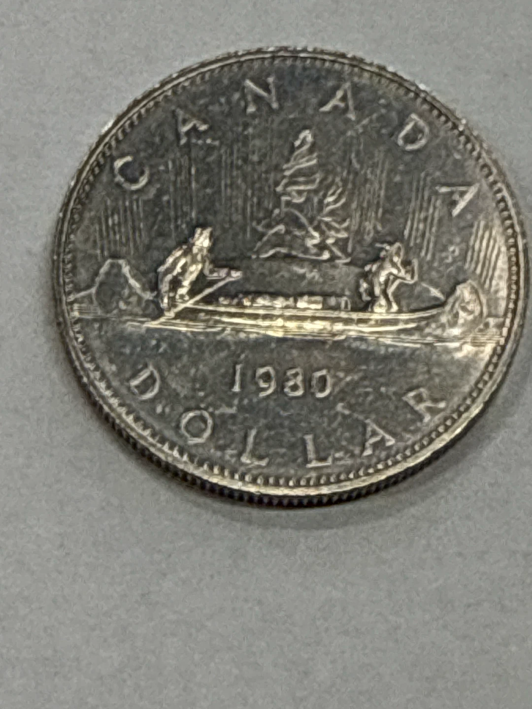 1980 Canadian One Dollar Coin - photo 2