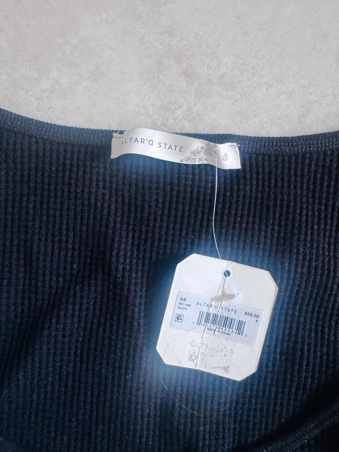 Altar’d state Ribbed-button Long sleeves - photo 4