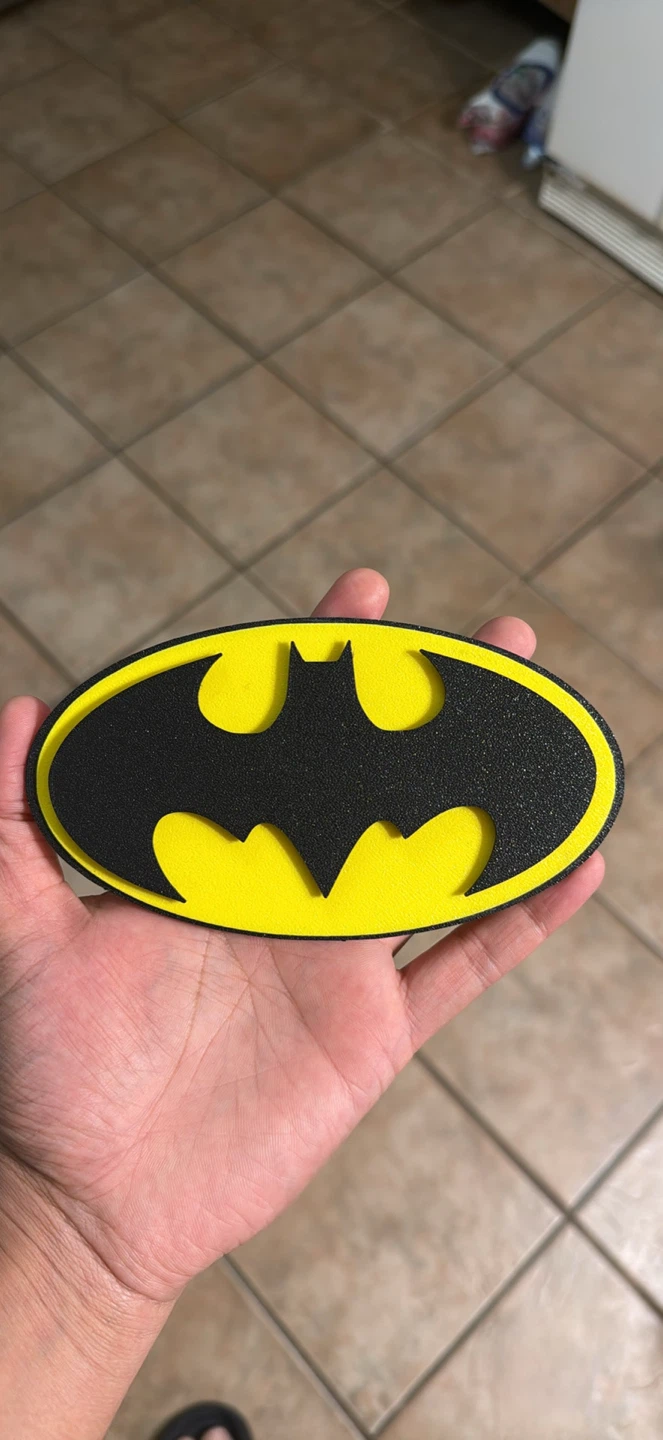 Batman Logo Wall Decor 3d printed